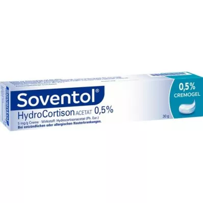 SOVENTOL Hidrokortizona acetāta 0,5% krēms, 30 g