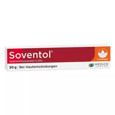 SOVENTOL Hidrokortizona acetāta 0,25% krēms, 50 g SOVENTOL Hidrokortizona acetāta 0,25% krēms, 50 g