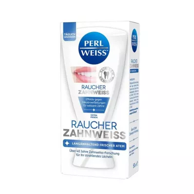PERLWEISS Smēķētāja balinošā zobu pasta, 50 ml