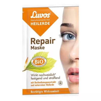 Luvos Naturkosmetik Healing Clay Repair Mask, 2X7,5 ml