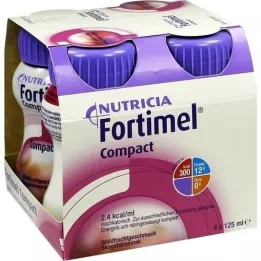 FORTIMEL Compact 2.4 meža augļu aromāts, 4X125 ml