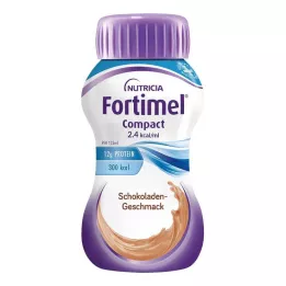 FORTIMEL Compact 2.4 Šokolādes garša, 4X125 ml