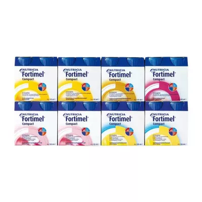 FORTIMEL Kompakts 2.4 maisīšanas iepakojums 8X4X125 ml FORTIMEL Kompakts 2.4 maisīšanas iepakojums 8X4X125 ml