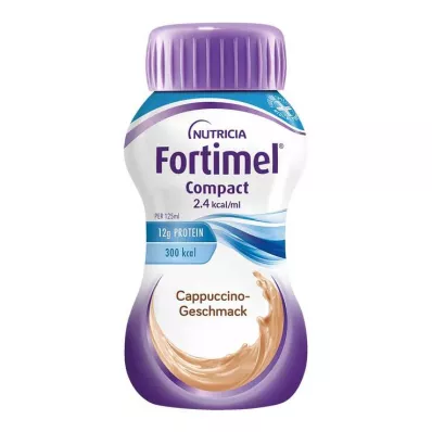 FORTIMEL Compact 2.4 Cappuccino aromāts, 4X125 ml FORTIMEL Compact 2.4 Cappuccino aromāts, 4X125 ml
