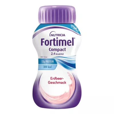 FORTIMEL Compact 2.4 Zemeņu garša, 4X125 ml