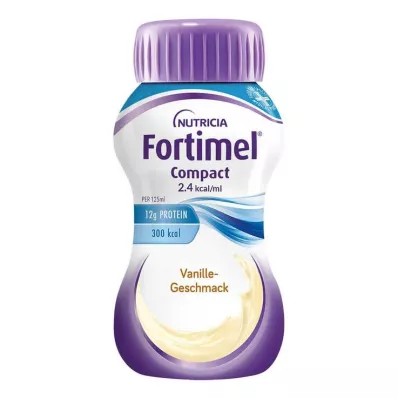 Fortimel Compact 2.4 vaniļas garša, 4X125 ml