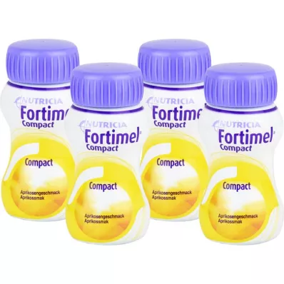 FORTIMEL Compact 2.4 Aprikožu aromāts 8X4X125 ml