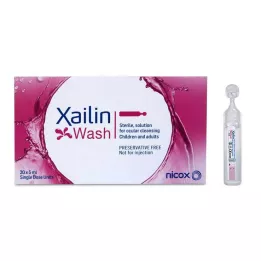 XAILIN Mazgāšanas šķīdums acu skalošanai vienreizējās devās, 20X5 ml