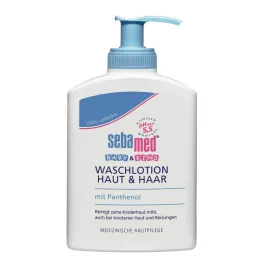 SEBAMED BABY &amp; KIND Ādas mazgāšanas losjons &amp; Mati, 200 ml