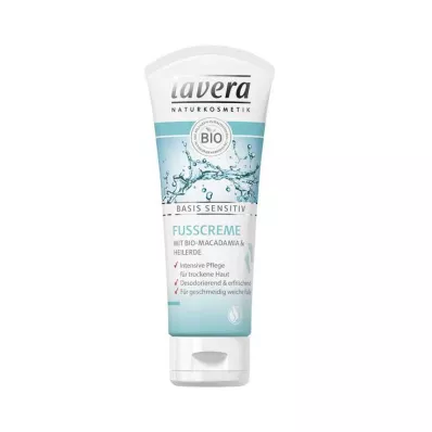 Lavera Basis Sensitive pēdu krēms, 75 ml Lavera Basis Sensitive pēdu krēms, 75 ml