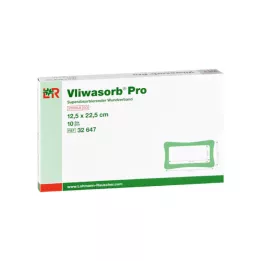 VLIWASORB Pro superabsorb.comp.sterili 12,5x22,5 cm, 10 gab