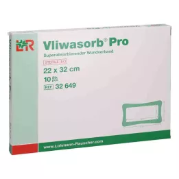 VLIWASORB Pro superabsorb.comp.sterili 22x32 cm, 10 gab