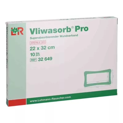 VLIWASORB Pro superabsorb.comp.sterili 22x32 cm, 10 gab VLIWASORB Pro superabsorb.comp.sterili 22x32 cm, 10 gab