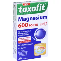 TAXOFIT Magnijs 600 FORTE Depot tabletes, 30 kapsulas