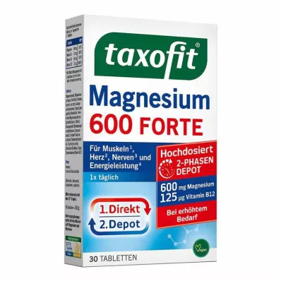 Taxofit Magnesium 600 Forte Depot tabletes, 30 gab Taxofit Magnesium 600 Forte Depot tabletes, 30 gab