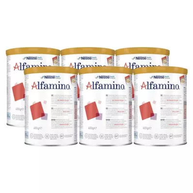 ALFAMINO Pulveris, 6X400 g