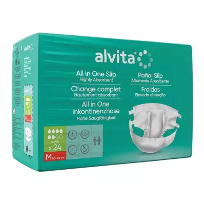 Alvita All-in-One nesaturēšanas bikses super medium day, 24gab