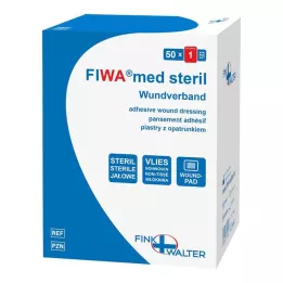 WUNDVERBAND sterili 6x10 cm, 50 gab