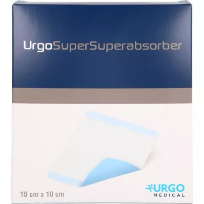 URGOSUPERSUPERABSORBER 10x10 cm pārsējs, 10 gab