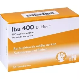 IBU 400 Dr.Mann apvalkotās tabletes, 50 gab