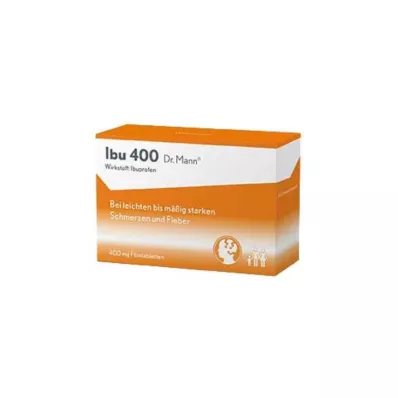 Ibu 400 Dr.Mann apvalkotās tabletes, 50 gab Ibu 400 Dr.Mann apvalkotās tabletes, 50 gab