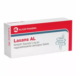 LAXANS AL zarnu apvalkotās tabletes, 10 gab