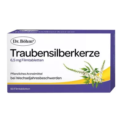 Böhm black cohosh 6,5 mg apvalkotās tabletes, 60 gab Böhm black cohosh 6,5 mg apvalkotās tabletes, 60 gab