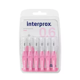 INTERPROX nano rozā starpzobu birstīte blisterī, 6 gab