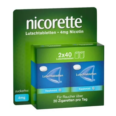 nicorette pastilas, 4 mg nikotīna, 80 gab