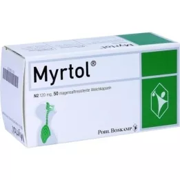 MYRTOL Gastrorezistentas mīkstās kapsulas, 50 gab