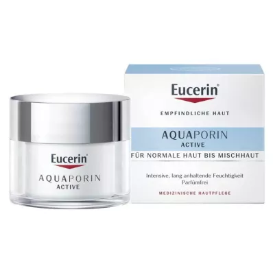 EUCERIN AQUAporin Aktīvs krēms normālai un jauktai ādai, 50 ml EUCERIN AQUAporin Aktīvs krēms normālai un jauktai ādai, 50 ml