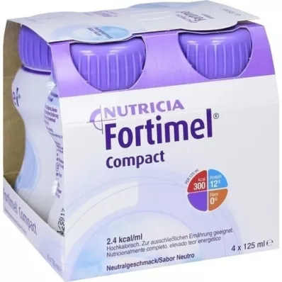 FORTIMEL Compact 2.4 neitrāls, 4X125 ml