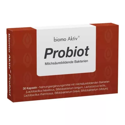 BIOMO Aktīvās probiotikas kapsulas, 30 kapsulas BIOMO Aktīvās probiotikas kapsulas, 30 kapsulas