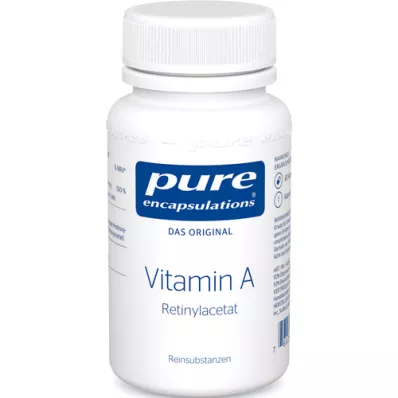 PURE ENCAPSULATIONS A vitamīna retinila acetāta kapsulas, 60 gab