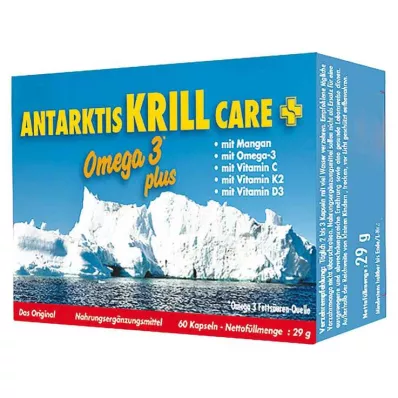 ANTARKTIS Krill Care kapsulas, 60 kapsulas