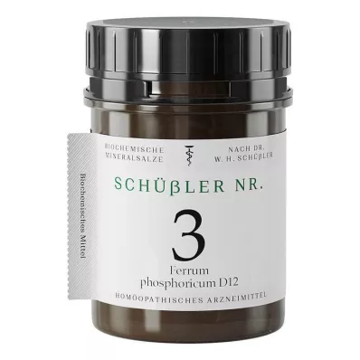 SCHÜSSLER Nr.3 Ferrum phosphoricum D 12 tabletes, 400 kapsulas SCHÜSSLER Nr.3 Ferrum phosphoricum D 12 tabletes, 400 kapsulas