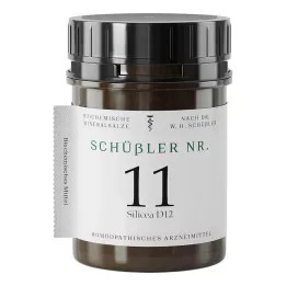SCHÜSSLER No.11 Silicea D 12 tabletes, 400 kapsulas