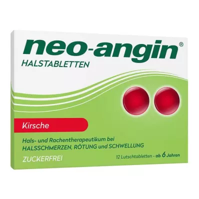 NEO-ANGIN Kakla pastilas ķirsis NEO-ANGIN Kakla pastilas ķirsis