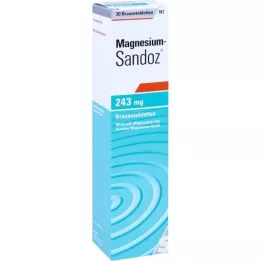 MAGNESIUM SANDOZ 243 mg putojošas tabletes, 20 gab