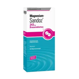 MAGNESIUM SANDOZ 243 mg putojošas tabletes, 40 gab