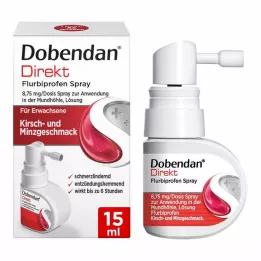 DOBENDAN Tiešais flurbiprofēna aerosols 8,75 mg/dos.mouth, 15 ml