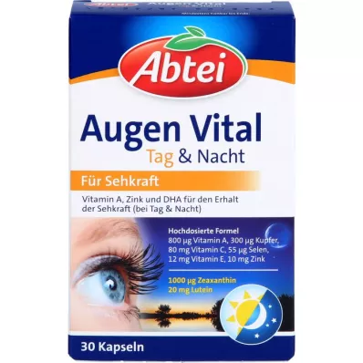 ABTEI Eye Vital dienas &amp; nakts kapsulas, 30 kapsulas