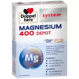 DOPPELHERZ Magnijs 400 Depot sistēmas tabletes, 30 kapsulas