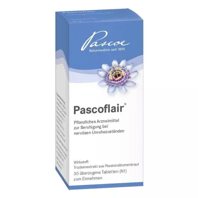 Pascoflair apvalkotās tabletes, 30 gab Pascoflair apvalkotās tabletes, 30 gab