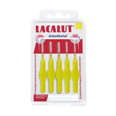 LACALUT Starpzobu birstes L diametrs 4,0 mm, 5 gab