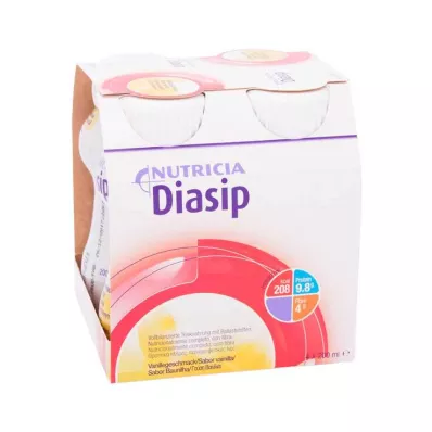 DIASIP Vaniļas garša, 4X200 ml