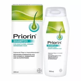 PRIORIN Šampūns retinātiem matiem, 200 ml