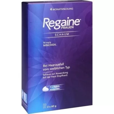 REGAINE Sievietēm Putas 50 mg/g, 2X60 g