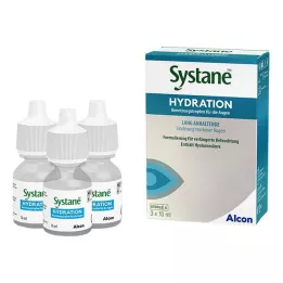 SYSTANE HYDRATION Samitrinoši pilieni acīm, 3X10 ml
