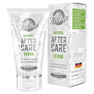 BELIEVA Tetovējumu kopšanas krēms, 50 ml BELIEVA Tetovējumu kopšanas krēms, 50 ml